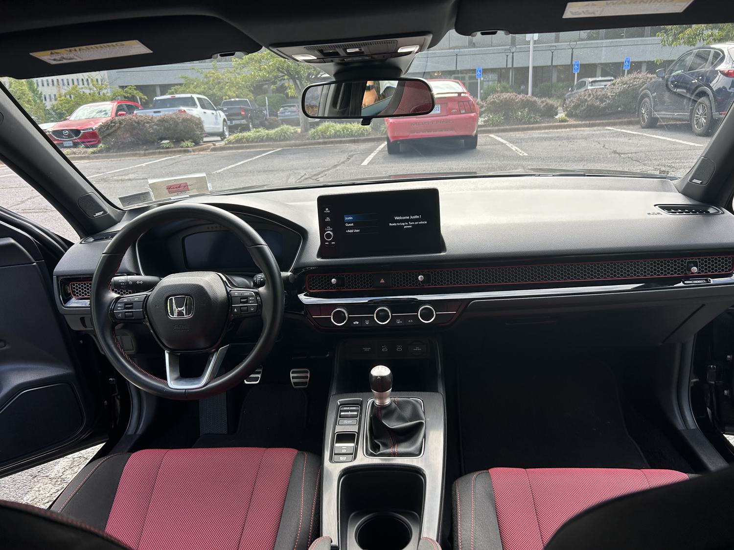 Six speed manual, as it left the factory.